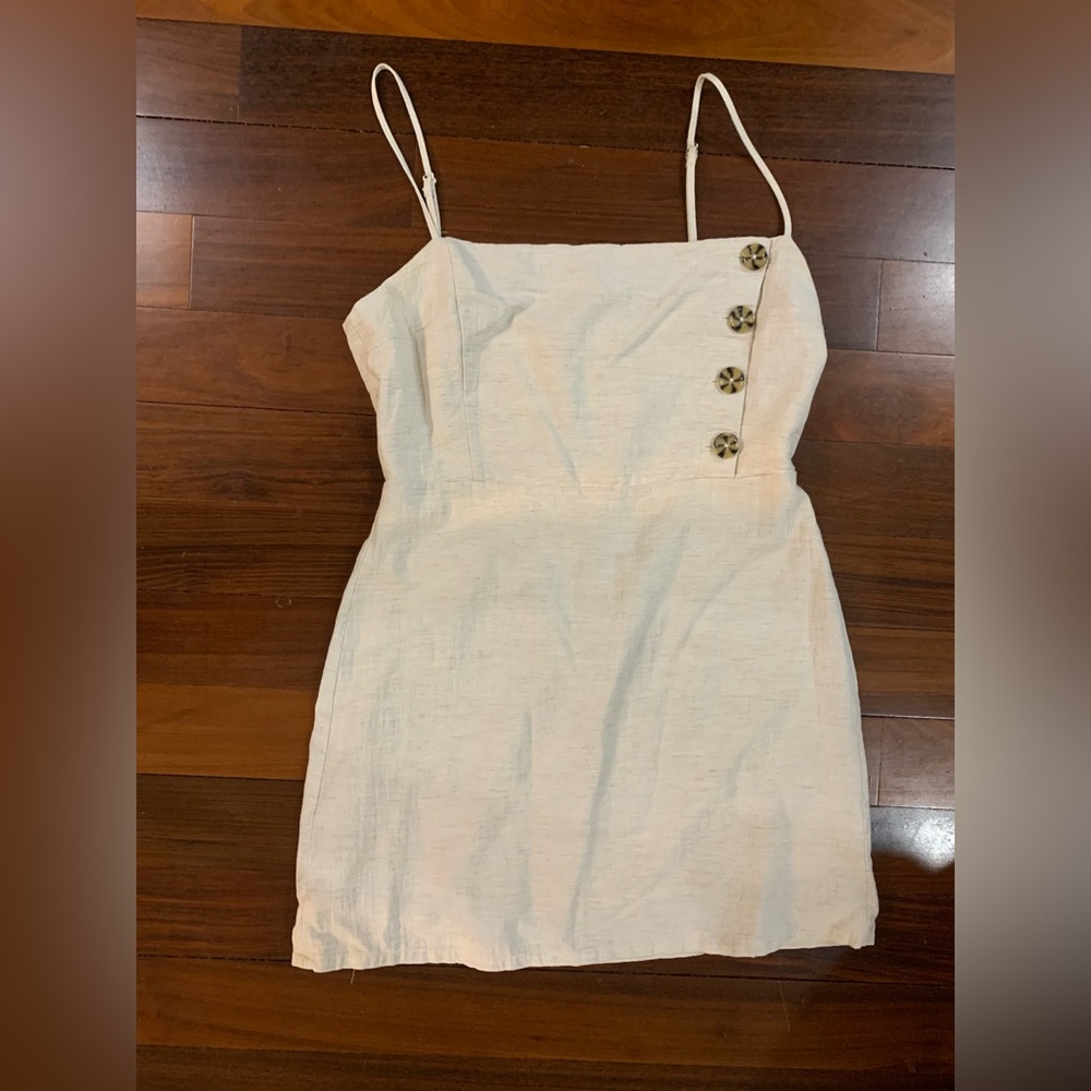 Urban Outfitters cream dress